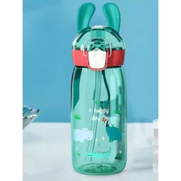 YK Green Plastic Printed Water Bottle - 550 ml-picture-32
