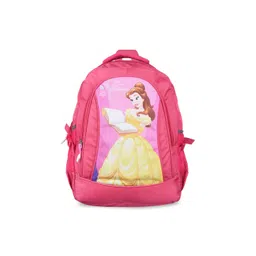 YK Kids Disney Princess Printed 3-Compartments School Backpack image 4