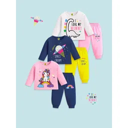YK Kids-Girls Cotton Blend Printed Clothing Set-picture-17
