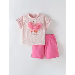 YK Kids-Girls Pink Co-Ords-picture-40