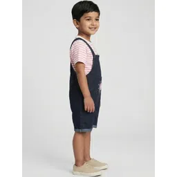 YK Kids Printed Dungarees With T-Shirt-picture-46