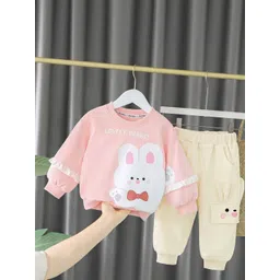 YK Kids Printed Pure Cotton Sweatshirt With Trousers-picture-13