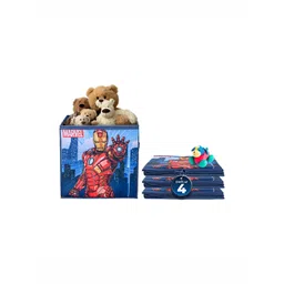 YK Navy Blue & Red 4 Pieces Marvel Ironman Printed Multi-Utility Organisers-picture-21