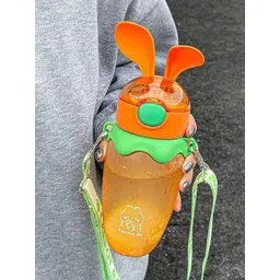 YK Orange Single Plastic Printed Water Bottle-picture-52