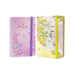 YK Pack of 2 Flowers-Themed Mini Diary for Kids Stationery-picture-33