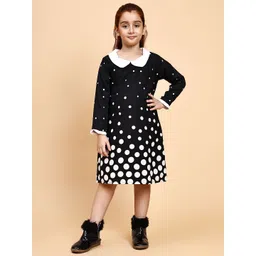 YK Polka Dot Fit & Flare Dress-picture-52