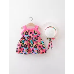 YK Print Fit & Flare Dress-picture-28