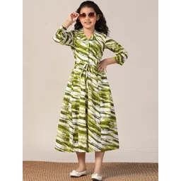 YK Print Fit & Flare Midi Dress-picture-43