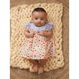 YK Print Flutter Sleeve A-Line Dress-picture-18