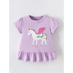 YK Print Puff Sleeve Cotton Top-picture-38