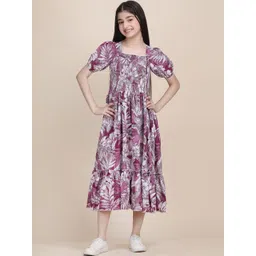 YK Puff Sleeve Crepe Formal Fit & Flare Dress-picture-29