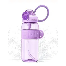 YK Purple Leak-Proof Double Drinking Water Bottle With Adjustable Strap -520ml-picture-40