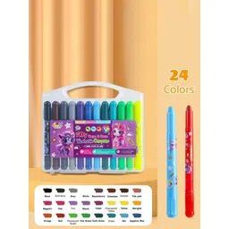 YK Space Self Design Super Smooth Twistable 24 Shades Rolling Crayons-picture-54