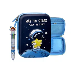YK Space Theme Self Design 10-in-1 Pencil Pouch image 1