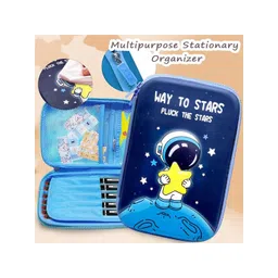 YK Space Theme Self Design 10-in-1 Pencil Pouch image 3