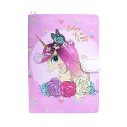 YK Unicorn Lock Self Design Diary Stationery-picture-11