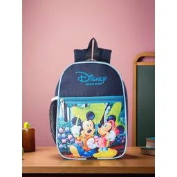 YK Unisex Blue Mickey Mouse Printed Backpack-picture-27