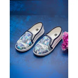 YK Unisex Kids Avengers Printed PU Slip-On Sneakers-picture-46