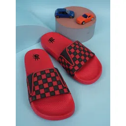 YK Unisex Kids Colourblocked Rubber Sliders-picture-26