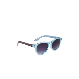 YK Unisex Kids Grey Lens & Blue Oval Sunglasses with UV Protected Lens-image-49