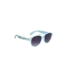 YK Unisex Kids Grey Lens & Blue Wayfarer Sunglasses with UV Protected Lens YK-J7603-picture-30