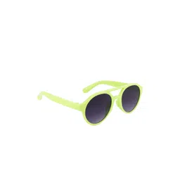 YK Unisex Kids Grey Lens & Green Oval Sunglasses with UV Protected Lens YK-J7592-picture-35