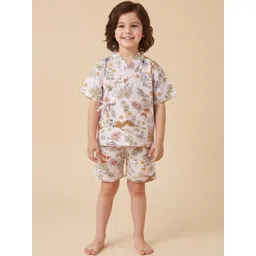 YK Unisex Kids Printed T-shirt with Shorts-picture-37