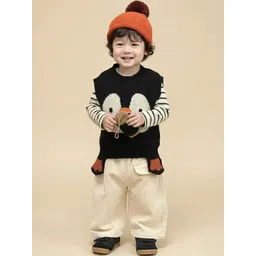 YK Unisex Kids Printed T-shirt with Trousers-picture-35