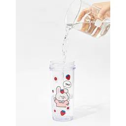 YK White Single Plastic Printed Water Bottle-picture-38