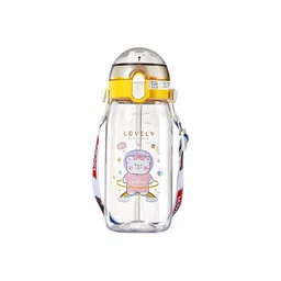 YK Yellow & Transparent Single Plastic Printed Water Bottle-picture-13