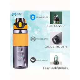 YK Yellow Single Plastic Solid Water Bottle image 2