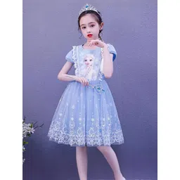 yk YKGirls Lace Fit and Flare Dress-picture-17