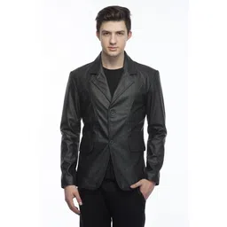 ykings Men Solid Single Breasted Casual, Party, Formal, Wedding Blazer image 4