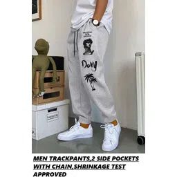 yobdel Men Printed Grey Track Pants-picture-17