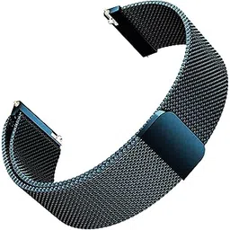 YODI Luxury Metal Magnetic Chain Replacement Watch Strap Band Compatible with Noise Colorfit X-FIT Smart Watch (Watch NOT Included) (Blue)-picture-36