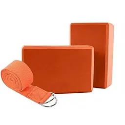 yoga Block (2 PC) - High Density EVA Foam Block to Support and Deepen Poses, Improve Strength and Aid Balance and Flexibility - Lightweight, Odor Resistant and Moisture-Proof with yoga belt-picture-10