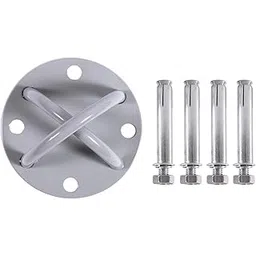 Yoga Ceiling Hooks with 4 Holes for Suspension Straps Indoor Or Outdoor Suspension Trainer-picture-28