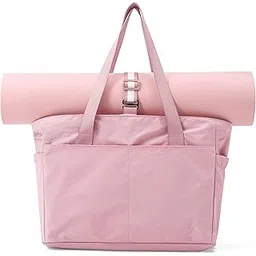 Yoga Tote Bag with Zipper - Waterproof Pouch Laptop School Gym Travel Work Nurse Diaper Bag Yoga Mat Buckle-picture-11
