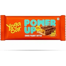Yogabar Power Up 20g Protein Bar (1 Bar, Choco Peanut Butter) | No Added Sugar Protein Bars | Premium High Protein Blend - Whey Protein Concentrate, Isolate, Peanuts & Soy | Healthy Protein Snacks-picture-10