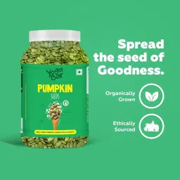 Yogabar Pumpkin Seeds Unroasted Rich in Protein and Fiber Superfood - 500g Grade AAA - Pumpkin Seeds for Eating - Healthy Snacks for Weight Loss - Rich in Immunity Booster Anti-Oxidants. image 4