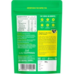 Yogabar Pumpkin Seeds Unroasted Rich in Protein and Fiber Superfood - 500g Grade AAA - Pumpkin Seeds for Eating - Healthy Snacks for Weight Loss - Rich in Immunity Booster Anti-Oxidants. image 1