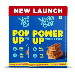 Yogabar Power Up 20g Protein Bar, 10 bar(s) Assorted-picture-18