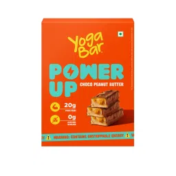 yogabars Yogabar Power Up 20g Protein Bar (5 Bars, No Added Sugar) | Least Net Carbs | Zero Added Sugar Protein Bars | High Protein Blend - Whey Protein Concentrate, Isolate, Peanuts & Soy | Healthy Protein Snacks-picture-11