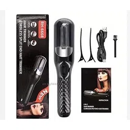 YOGIMOONI Cordless Split End Hair Trimmer Machine | Rechargeable Electric Split Ends Remover Tool for Dry, Damaged, Curly, Frizzy Hair | 2-in-1 Automatic Split End Cutter for Men & Women-picture-16
