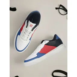 yoho Men Colourblocked Memory Foam Insole Lightweight Sneakers-picture-38