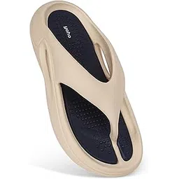 yoho Sponge Flip Flops for Men | Orthopedic slippers with Mild Acupressure Points | Lightweight | Dual-Colour Design, Soft EVA Footbed, Waterproof-picture-13