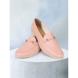 yoho Women Buckled Flexible Anti-Skid Horsebit Loafers-picture-24