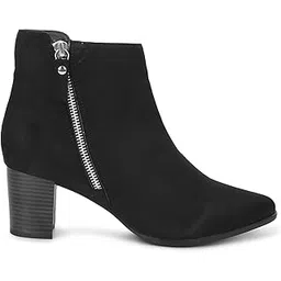 yoho Women Comfortable Boots Collection | Extra Cushioned Foot Bed And Skin Friendly Ankle Boot With Heels | Trendy, Stylish, Casual Boots | Winter, Snow And Holiday Outings-picture-31