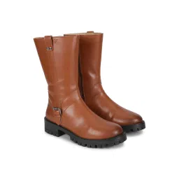 Yoho Women High Casual Boots - Tan-picture-11