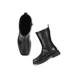 yoho Women High Top  Square Toe Block Heeled Winter Boots-picture-34